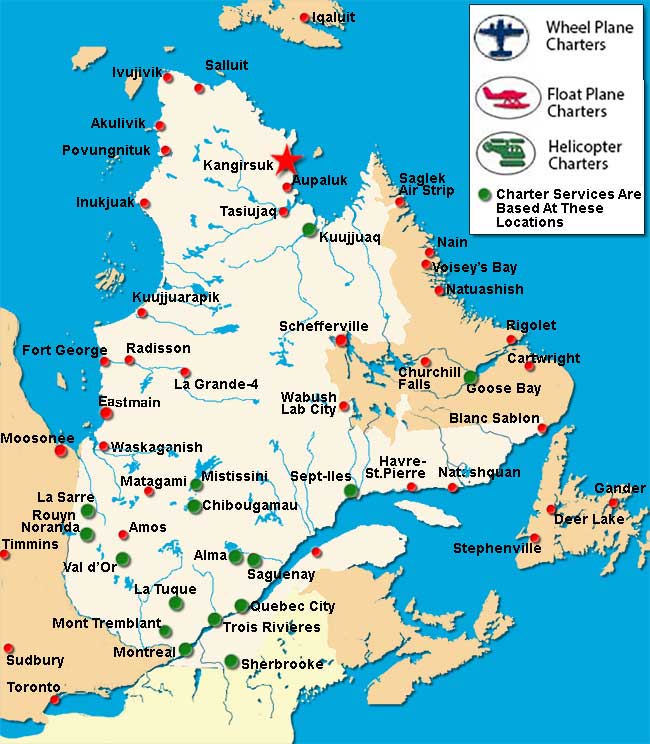 Kangirsuk Charter Flights